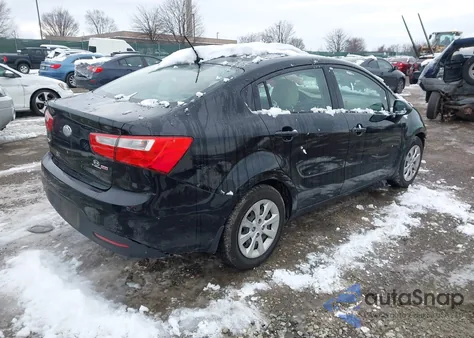 2013 Kia Rio Lx из США, поврежденный, VIN KNADM4A34D6215421